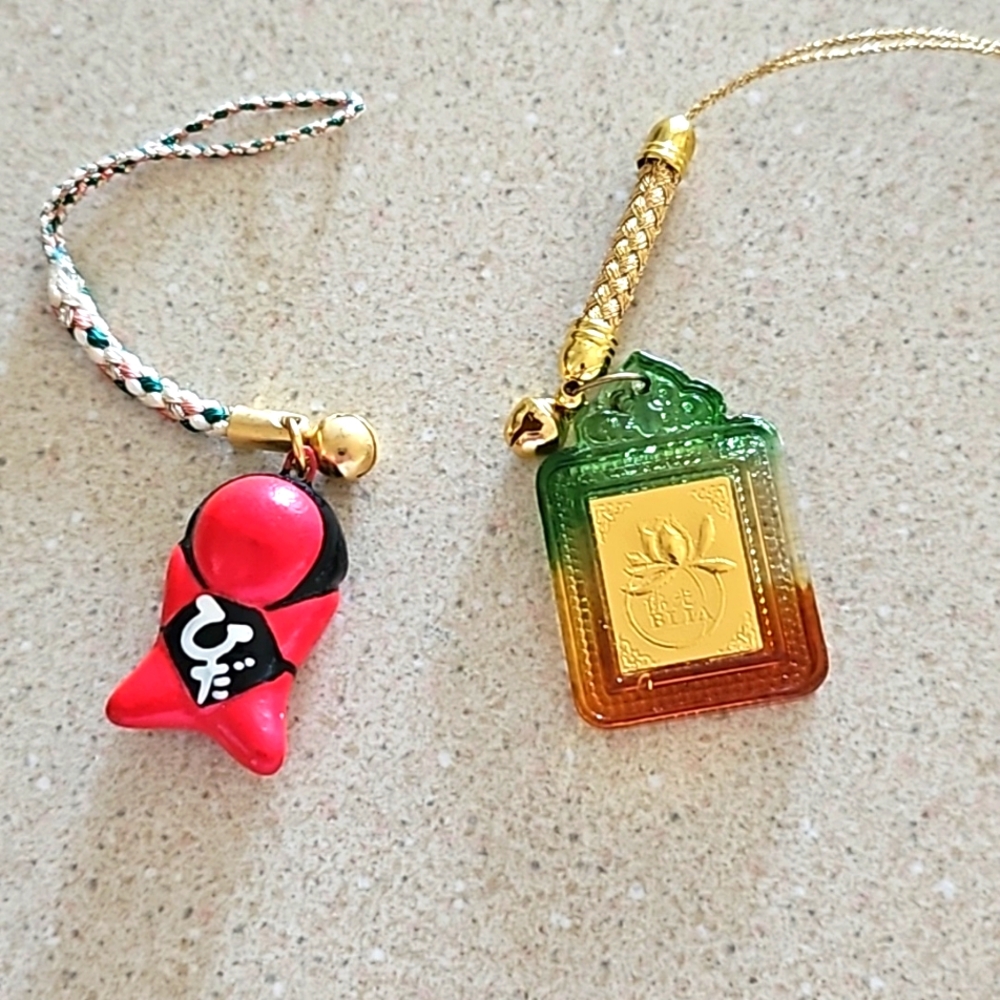 2 Mini Japanese Surangama Sutra Charms